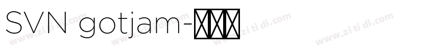 SVN gotjam字体转换